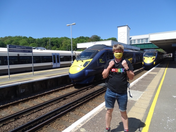 Myself at Dover Priory railway station