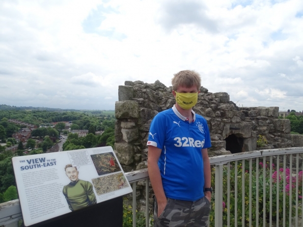 Myself at Conisbrough Castle