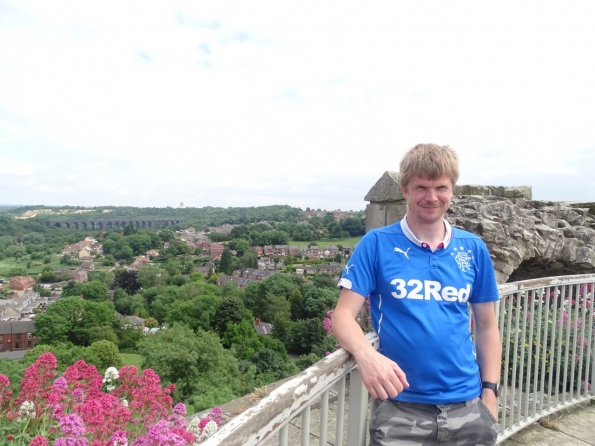 Myself at Conisbrough Castle