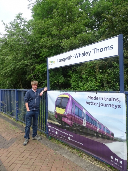 Myself at Langwith-Whaley Thorns railway station