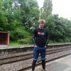 Wetsuit fun at railway station