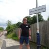 Myself at Elton and Orston railway station