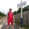 Synergy Red Cycling Skinsuit