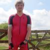 Synergy Red Cycling Skinsuit