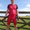 Synergy Red Cycling Skinsuit