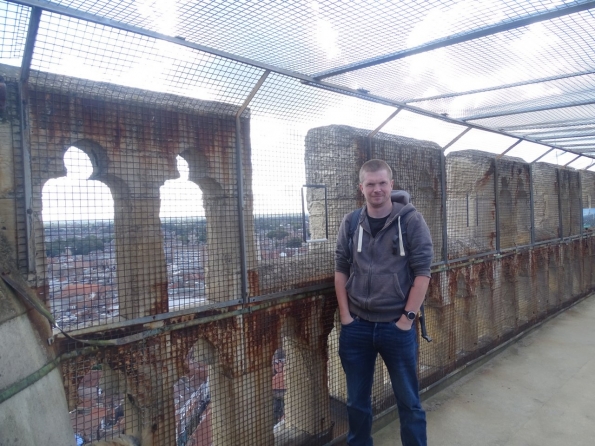 Myself at the top of York Minster Tower