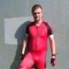 Synergy Red Cycling Skinsuit