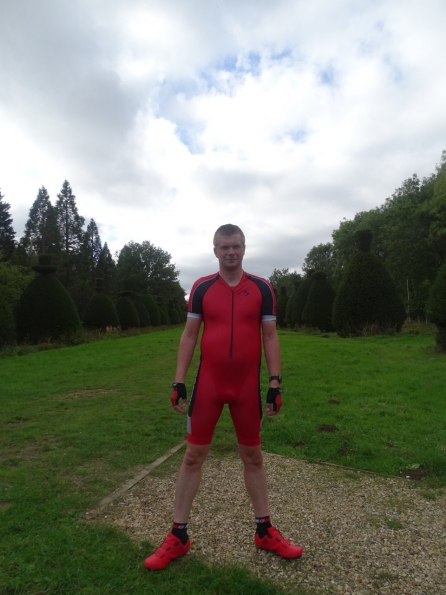 Synergy Red Cycling Skinsuit