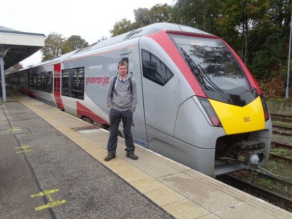 Myself at Norwich railway station