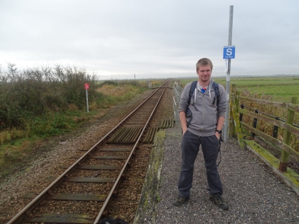 Myself at Berney Arms railway station