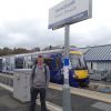 Myself at Tweedbank railway station