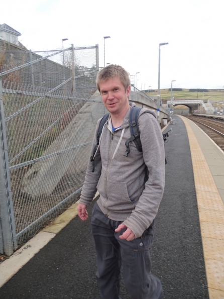 Myself at Stow railway station