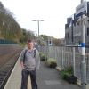 Myself at Galashiels railway station