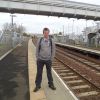 Myself at Shawfair railway station