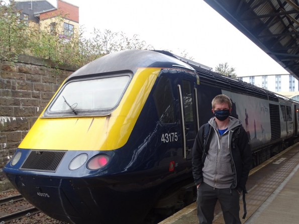 Myself at Dundee raiilway station