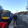 Myself at Tweedbank railway station