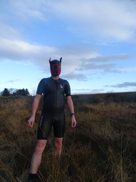 Synergy Swimrun wetsuit and Neoprene Pup Hood