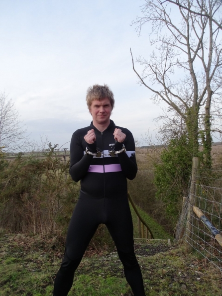 Hunter Speedsuit RTR lycra met cap Retro PINK