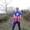 Captain America Morphsuit + Clejuso handcuffs