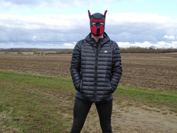 adidas Varilite Down Hooded Jacket and Neoprene Pup Hood