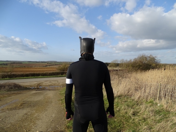 Hunter Speedsuit RTR lycra met cap Retro PINK