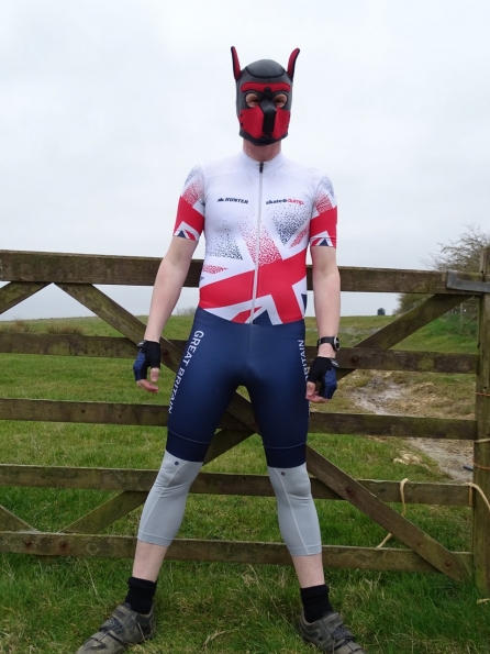 Hunter inline skinsuit Team Britain 2018 and Neoprene Pup Hood