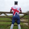 Hunter inline skinsuit Team Britain 2018 and Neoprene Pup Hood