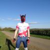 Hunter inline skinsuit Team Britain 2018 and Neoprene Pup Hood