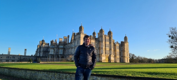 Myself at Burghley House