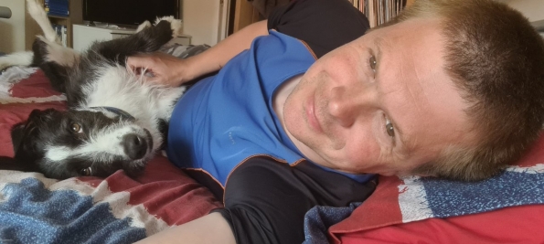 Bugsy really does love his hugs now!!