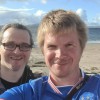 Neil and myself at Ganavan Sands