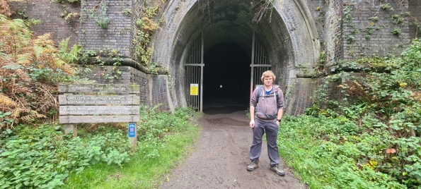 Walking along the Brampton Valley Way