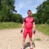 Synergy Red Cycling Skinsuit