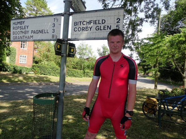 Synergy Red Cycling Skinsuit