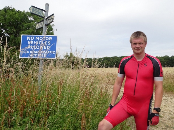 Synergy Red Cycling Skinsuit