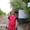 Myself at Elton and Orston railway station