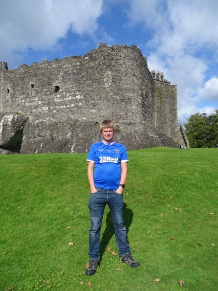 Myself at Dunstaffnage Castle