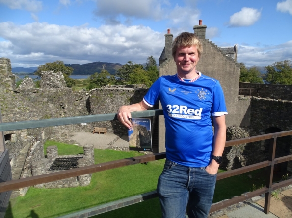 Myself at Dunstaffnage Castle