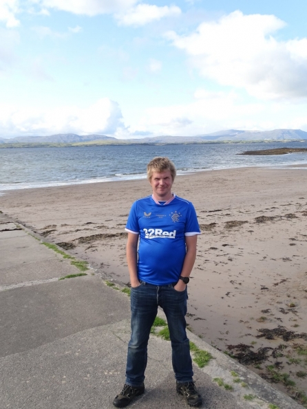 Myself at Ganavan Sands
