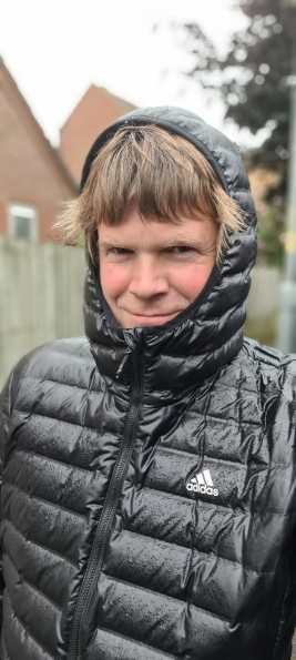 adidas Varilite Down Hooded Jacket