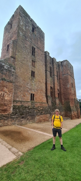 Myself at Kenilworth Castle and Elizabethan Garden