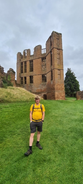 Myself at Kenilworth Castle and Elizabethan Garden
