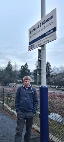 Myself at Dunkeld & Birnam railway station