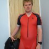 Synergy Red Cycling Skinsuit