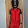 Synergy Red Cycling Skinsuit