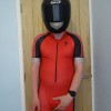 Synergy Red Cycling Skinsuit