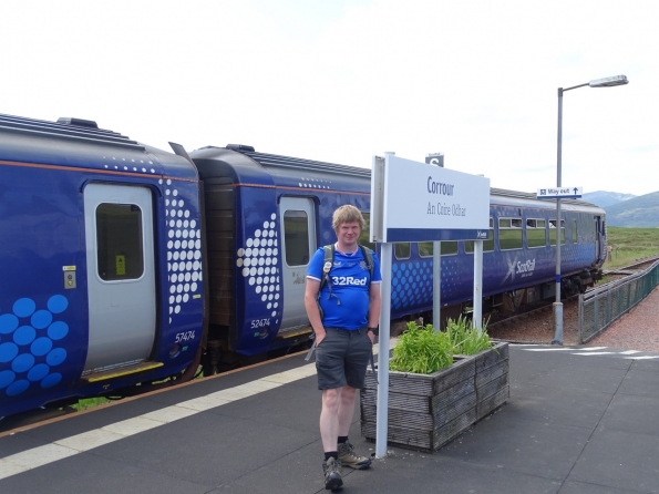 Myself at Corrour railway station