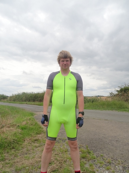 Synergy Neon Lime Cycling Skinsuit