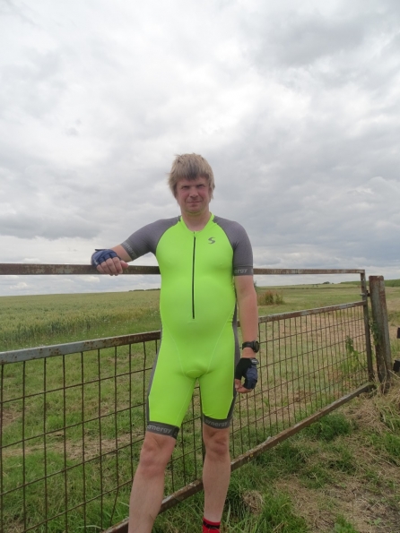 Synergy Neon Lime Cycling Skinsuit