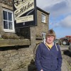 Outside the Tan Hill Inn